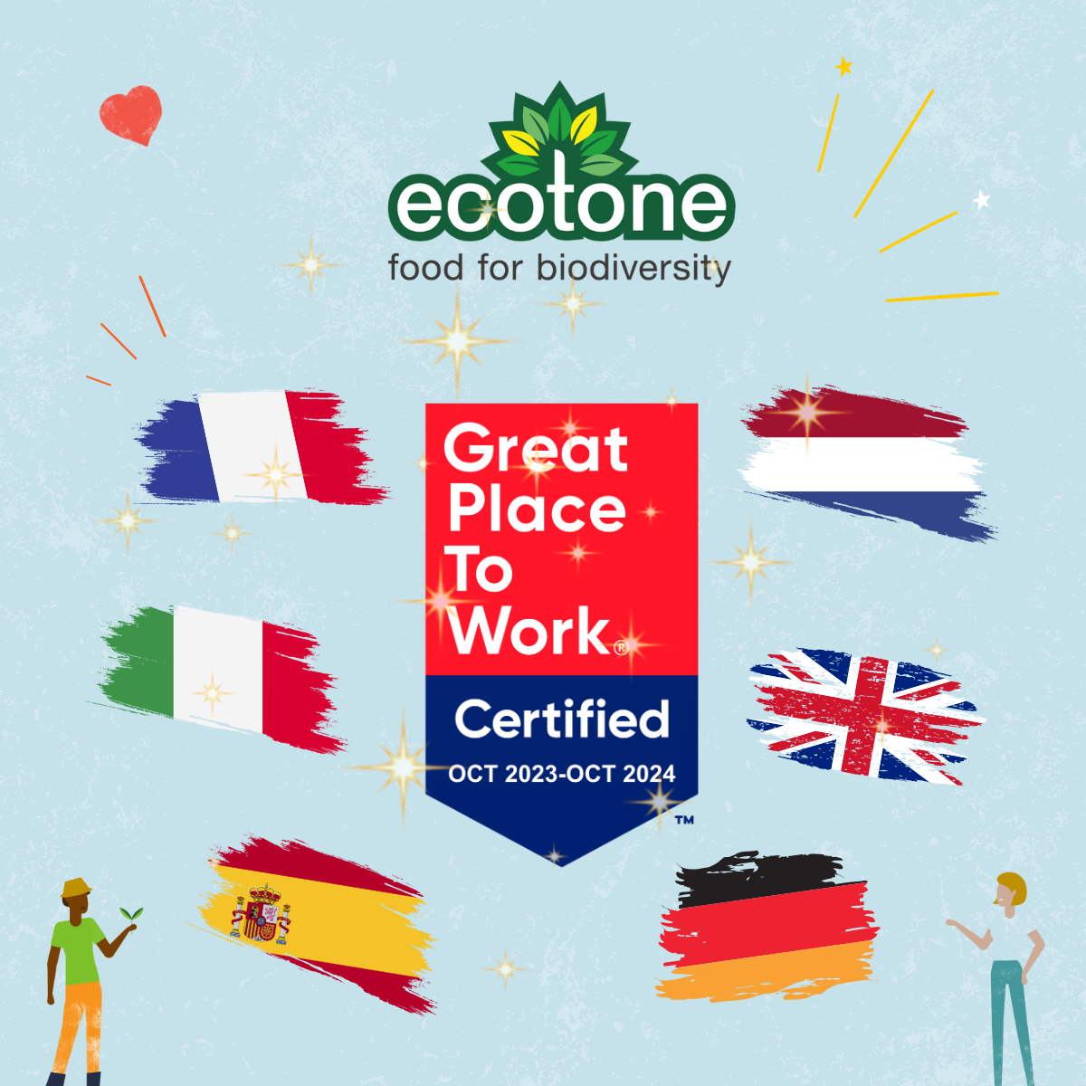 Ecotone successfully recertified as a Great Place to Work!